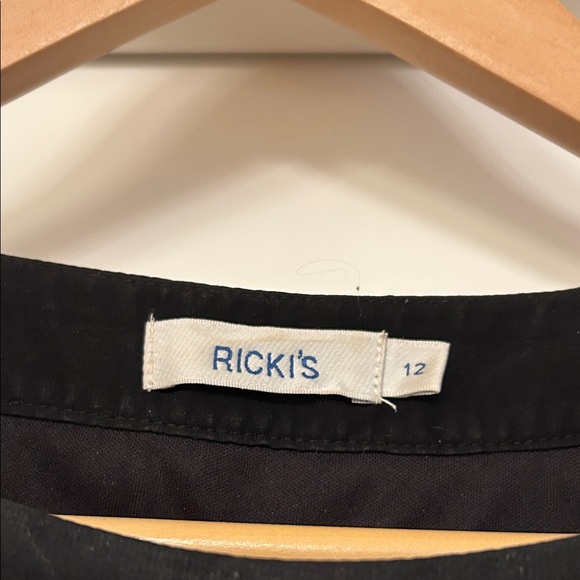 Ricki's Grey Green Sheer overlay  Geometric Tunic Top - Picture 2 of 4